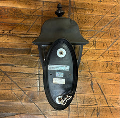 Exterior Wall Light, Three Candlelight, Iron Finished Metal, Beveled Glass, Traditional, sku: 032914