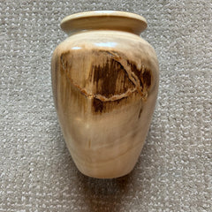 Handcrafted Wood Vase, Colorado Aspen with Insert for Water, sku: 032897