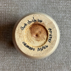 Handcrafted Wood Vase, Colorado Aspen with Insert for Water, sku: 032897