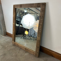 Large Mirror, Barn Wood Frame, Rustic, sku: 032920
