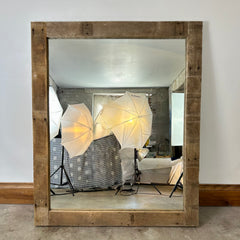 Large Mirror, Barn Wood Frame, Rustic, sku: 032920