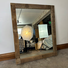 Large Mirror, Barn Wood Frame, Rustic, sku: 032920