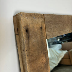 Large Mirror, Barn Wood Frame, Rustic, sku: 032920