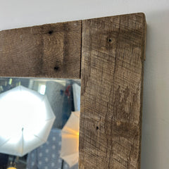 Large Mirror, Barn Wood Frame, Rustic, sku: 032920