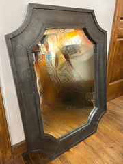 Elongated Octagonal Metal Wrapped Mirror, sku: 032921