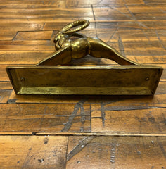 Hollywood Regency Solid Brass Ibex Object, sku: 032924