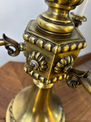 Table Lamp, Torchiere and Candlabra, Brass, Vintage, sku: 032927