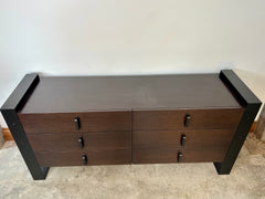 Antoine Proulx Six Drawer Dresser, Wood & Steel, Held By Freedom, sku: 032809