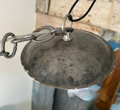 Chandelier, Gothic Style, Pewter Finish, Six Candlesticks, sku: 032929