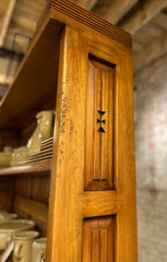 Pinewood Hutch Bookshelf Top, 5 Drawers, 2 Lowers Cabinets, Sku: 025903