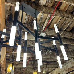 Lightology Chandelier with Black Frame, Sixteen Candlestick Look, sku: 032933