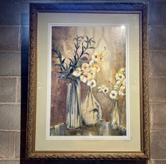 Wall Art, Still Life Flowers, Framed Print, sku: 032944