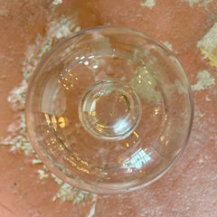 Large Glass Cloche, Metal Base, Claw Feet, sku: 032943
