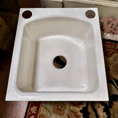 Kohler Kitchen Sink, Cast Iron, Cream White, Two Hole, sku: 032945