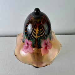 Art Glass Mini Lamp, Glass Bass, Glass Tulip Shade, Sku: 032966