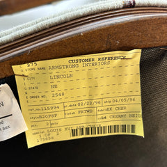 Pair of Accent Chairs, Louis XVI, "Chair" Motif on Upholstery, Sku: 032961