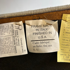 Pair of Accent Chairs, Louis XVI, "Chair" Motif on Upholstery, Sku: 032961