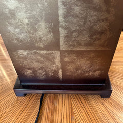 Pair of Fine Art Table Lamps, Gold Leaf Base Gossamer Shades, Sku: 032965