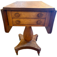 Antique Small Drop Leaf Mahogany Table, Sku: 033489