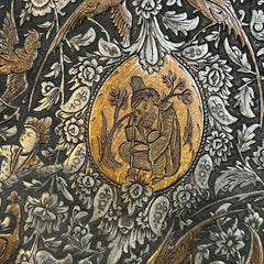 Tray, Oval Copper Base Wall Decor with Hammered Detail, Sku: 032989