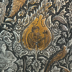 Tray, Oval Copper Base Wall Decor with Hammered Detail, Sku: 032989