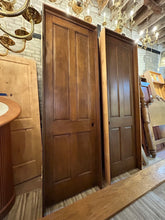 Four Panel Doors with Jams, Solid Wood, Dark Stained, Sku: 033027