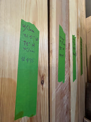 Four Panel Doors with Jams, Solid Wood, Dark Stained, Sku: 033027