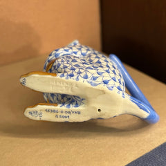 Herend Kneeling Monkey, Hard Paste Porcelain, Hand Painted, Hungarian, Sku: 033155