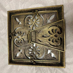 Jay Strongwater Frame, Petite, Enamel, Austrian Crystals, Metal, Brown, Moss, Amber, Sku: 033158