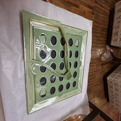 Jay Strongwater Picture Frame, Green Enamel, Brass, Sku: 033164