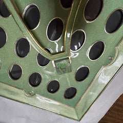 Jay Strongwater Picture Frame, Green Enamel, Brass, Sku: 033164