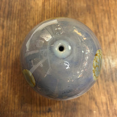 Art Glass Egg Incense Burner, Signed by Artist, Sku: 033174