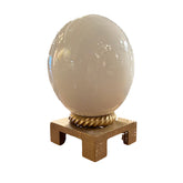 Ostrich Egg on Display Stand, Sku: 033175