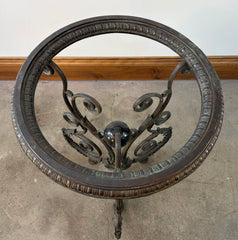 La Barge Table, Bronze, Round, Tripod Base, Sku: 033180