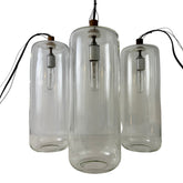 Pendant Lights, Long Clear Cylinders Set of Three, Sku: 033181
