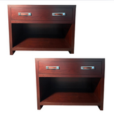Antoine Prulx Night Stands with Two Pull Drawer, Only Priced as a Pair, sku: 032811