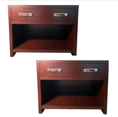 Antoine Prulx Night Stands with Two Pull Drawer, Pair, sku: 032811