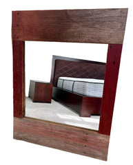 Wall Mirror Barn Wood, Rectangle, Rustic, sku: 032803