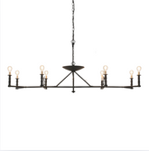 Tom Corbin, Lighting Artist, Bronze Chandelier, Extra Large, Ten Light, Sku: 033395
