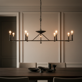 Tom Corbin, Lighting Artist, Bronze Chandelier, Extra Large, Ten Light, Sku: 033395