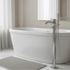 Hans Grohe Metro Classic Free Standing Tub Filler with Hand Shower, Model: 31445001, sku: 033500