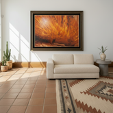Original Photograph by Rodney Lough Jr. "Burning Down the House," Framed, sku: 033452