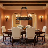 Arte De Mexico Wrought Iron Chandelier, Extra Large, Sku 033430