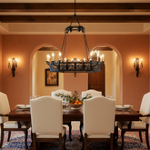 Arte De Mexico Wrought Iron Chandelier, Extra Large, Sku 033430