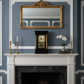 Seth Thomas Wall Clock, Plymouth Hollow Connecticut Factory, Wood, Columns, Reverse Painted Glass, Sku: 033429