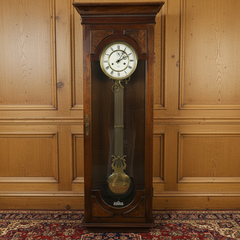 Ethan Allen Regulator Wall Clock Weight Driven with Key, Sku: 033422