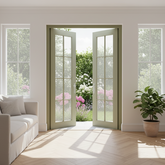 Aluminum Clad French Door, Eight Panel, Wood, sku: 033400