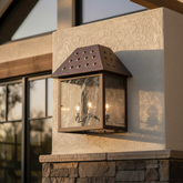 Dana Creath Designs Exterior Wall Light, Poured Glass, Iron, sku: 25140