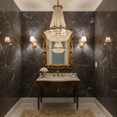 Regency Style Crystal Basket Chandelier, 1950s-60s, Sku: 033701