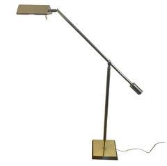 Frederick Cooper Brass Floor Lamp, Adjustable w/ Dimmer, Sku 033712